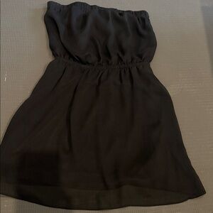 Express Elegant Black Strapless Dress